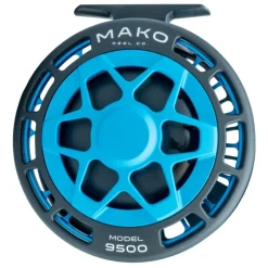 Mako 9500-810 Inshore Fly Reel Matte Turquoise on Black Left Hand - Your Premium Fishing Gear Store Rods Lines Baits Accessories* Cheap