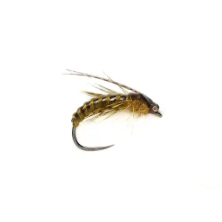 McPhail Caddis Pupa Olive Barbless - Your Premium Fishing Gear Store Rods Lines Baits Accessories* New