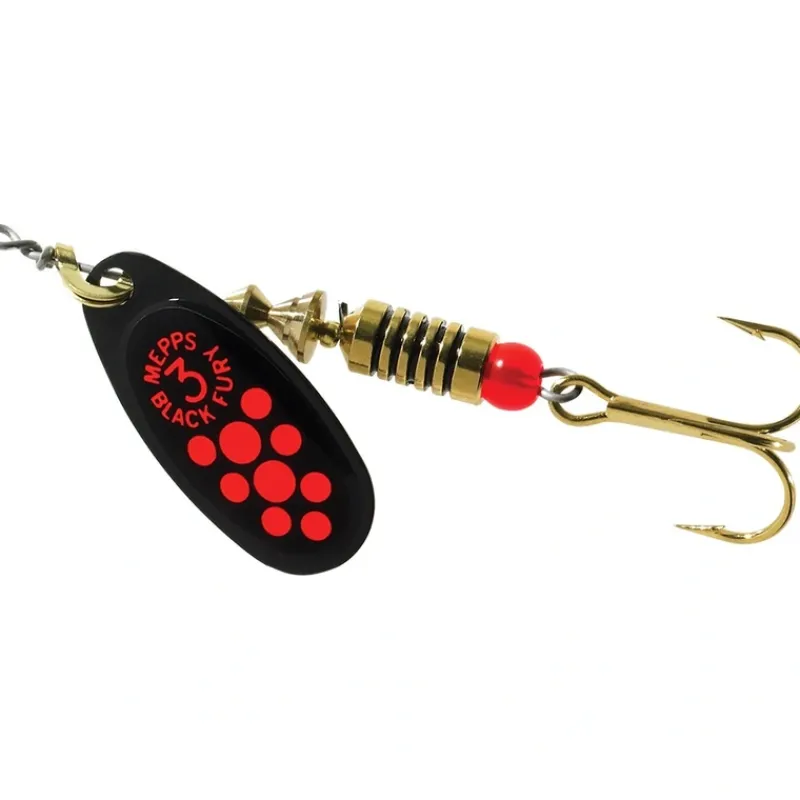 Mepps Black Fury In-Line Spinner (1/12oz-1/2oz, Assorted Colors) - Your Premium Fishing Gear Store Rods Lines Baits Accessories* Fashion