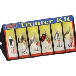 Mepps Trouter Kit K1 - 6 Lures with Plain Treble Hooks - Your Premium Fishing Gear Store Rods Lines Baits Accessories* Fashion