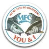 MFC Circle Sticker - Not So Different (4in. x 4in.) - Your Premium Fishing Gear Store Rods Lines Baits Accessories* Online