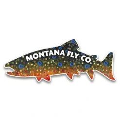 MFC Die Cut Fish Sticker - Sundell's Brook Trout Skin (6in. X 2.25in.) - Your Premium Fishing Gear Store Rods Lines Baits Accessories* New