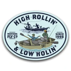 MFC Oval Sticker - Low Holin' (4.5in. X 3.5in.) - Your Premium Fishing Gear Store Rods Lines Baits Accessories* New
