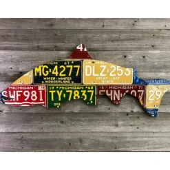 Michigan Steelhead License Plate Art - Your Premium Fishing Gear Store Rods Lines Baits Accessories* Discount