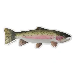 Fly Fishing^ Mike Pepper "Colors on the Fly" 20" Rainbow Trout Sticker - Your Premium Fishing Gear Store Rods Lines Baits Accessories