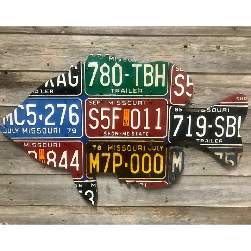 Missouri Sunfish License Plate Art - Your Premium Fishing Gear Store Rods Lines Baits Accessories* Outlet