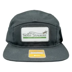 MTS Logo 217 Macleay 5-Panel Hat Black - Your Premium Fishing Gear Store Rods Lines Baits Accessories* Online