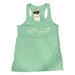 MTS Logo Women's Flowy RacerBack Tank - Mint Medium - Your Premium Fishing Gear Store Rods Lines Baits Accessories* Fashion