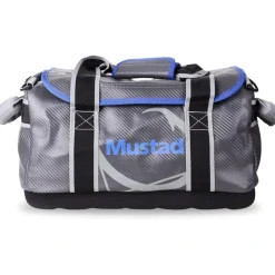 Mustad Boat Bag 24" Dark Grey/Blue 500D Tarpaulin PVC Reflective Logo - Your Premium Fishing Gear Store Rods Lines Baits Accessories* Fashion