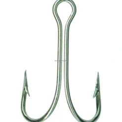 Mustad Classic Double Hook, Size 3/0, Open Shank, Nickel - Your Premium Fishing Gear Store Rods Lines Baits Accessories* Shop