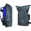 Mustad Dry Backpack 30 Liter Side Access, Dark Grey/Blue 500D Tarpaulin PVC - Your Premium Fishing Gear Store Rods Lines Baits Accessories* Best