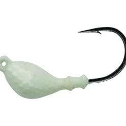 Mustad Shrimp Jig Head, 3/8 oz, 2X Strong 2/0 Hook, Pearl - Your Premium Fishing Gear Store Rods Lines Baits Accessories* Flash Sale