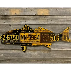North Carolina Redfish License Plate Art - Your Premium Fishing Gear Store Rods Lines Baits Accessories* Cheap