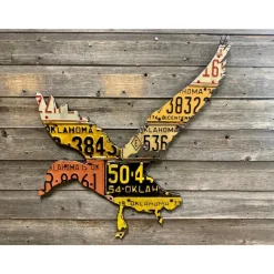 Oklahoma Antique Duck License Plate Art - Your Premium Fishing Gear Store Rods Lines Baits Accessories* Best Sale