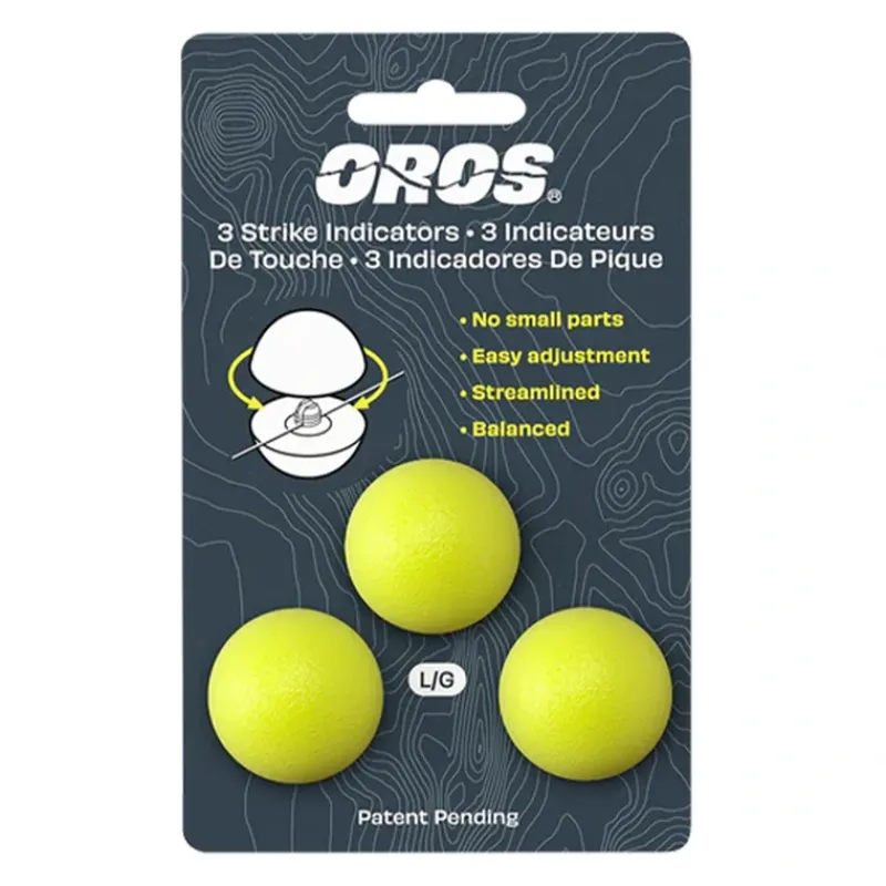 Oros 3-Pack Strike Indicator Chartreuse Large - Your Premium Fishing Gear Store Rods Lines Baits Accessories* Cheap
