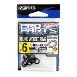 Owner Hyper Black Stainless Welded Rings 5186 - Your Premium Fishing Gear Store Rods Lines Baits Accessories* Store