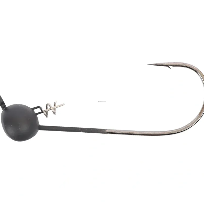 Owner Shaky Head, Matt Black, 4pk - Your Premium Fishing Gear Store Rods Lines Baits Accessories* Flash Sale