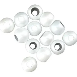 Painted Cyclops Beads - Pearl White - Your Premium Fishing Gear Store Rods Lines Baits Accessories* Outlet