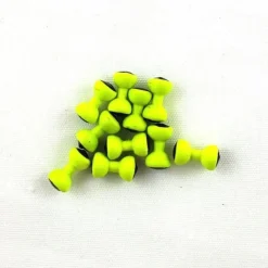 Painted Lead Eyes - Chartreuse - Your Premium Fishing Gear Store Rods Lines Baits Accessories* Online