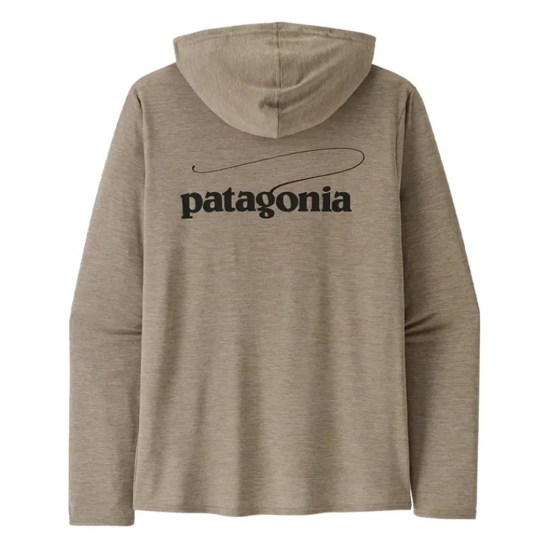 Patagonia Cap Cool Daily Graphic Hoody Casting Logo: Seabird Grey X-Dye - Your Premium Fishing Gear Store Rods Lines Baits Accessories* Best Sale