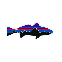 Patagonia Fitz Roy Redfish Small Sticker - Your Premium Fishing Gear Store Rods Lines Baits Accessories* Cheap