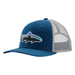 Patagonia Fitz Roy Trout Trucker Hat Lagom Blue - Your Premium Fishing Gear Store Rods Lines Baits Accessories* Online