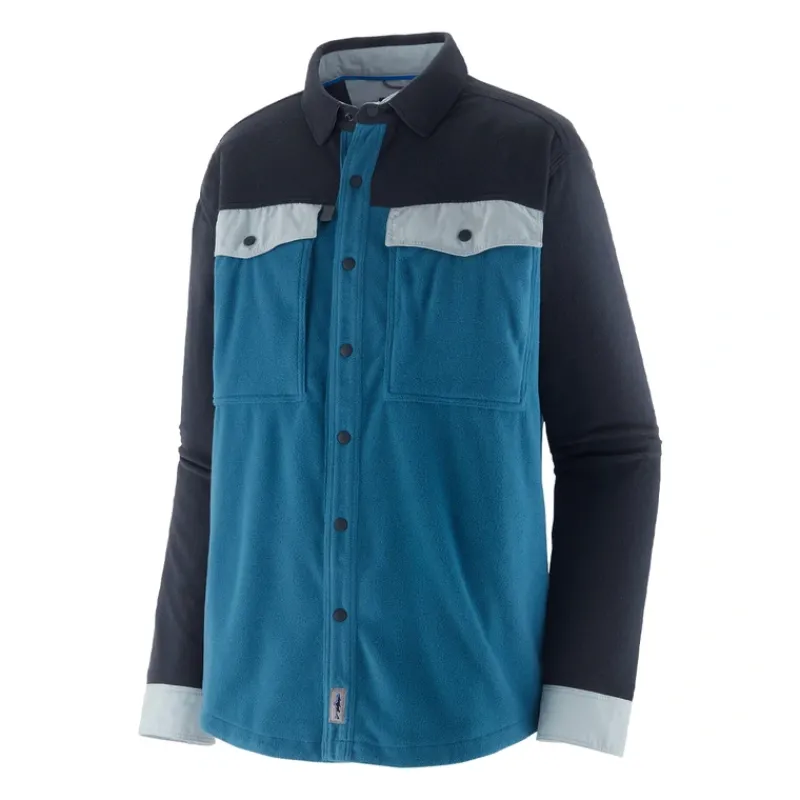 Patagonia L/S Early Rise Snap Shirt Wavy Blue - Your Premium Fishing Gear Store Rods Lines Baits Accessories* Shop