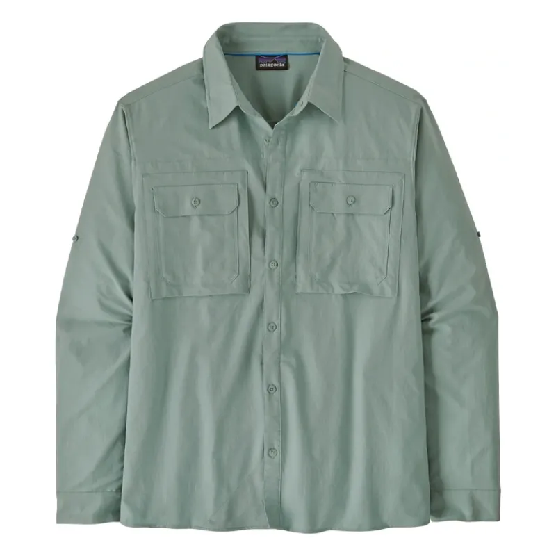 Patagonia L/S Self Guided Sun Shirt Thermal Blue - Your Premium Fishing Gear Store Rods Lines Baits Accessories* New