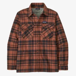 Patagonia Men's Insulated Organic Cotton Midweight Fjord Flannel Shirt - Your Premium Fishing Gear Store Rods Lines Baits Accessories* Best