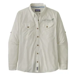 Patagonia MTS Logo Women's L/S Sun Stretch Shirt X-Large White - Your Premium Fishing Gear Store Rods Lines Baits Accessories* Hot