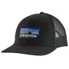 Patagonia P-6 Logo Trucker Hat Black - Your Premium Fishing Gear Store Rods Lines Baits Accessories* Clearance