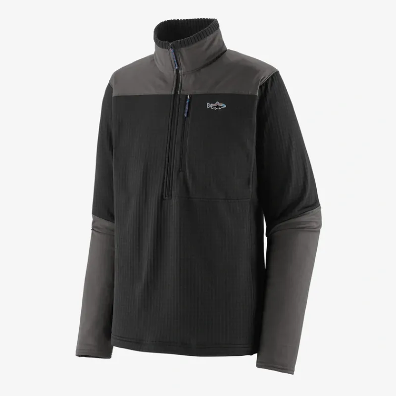 Patagonia R1 Fitz Roy 1/4 Zip Sweater - Your Premium Fishing Gear Store Rods Lines Baits Accessories* Online