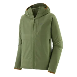 Patagonia R1 TechFace Fitz Roy Trout Hoody Terrain Green - Your Premium Fishing Gear Store Rods Lines Baits Accessories* Outlet