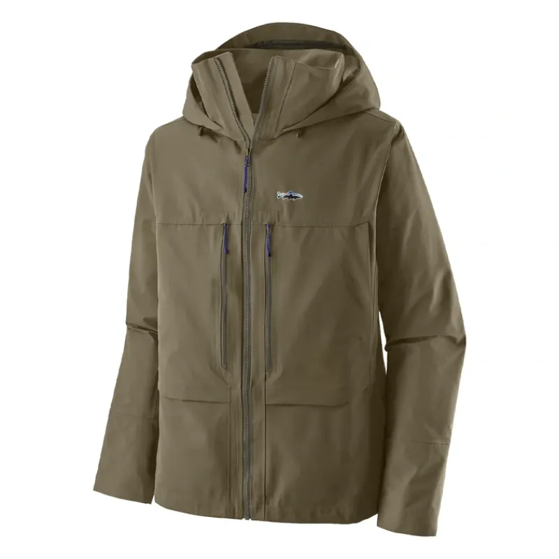Patagonia Swiftcurrent Wading Jacket Sage Khaki - Your Premium Fishing Gear Store Rods Lines Baits Accessories* Online