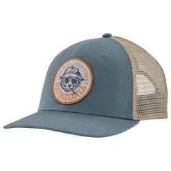 Patagonia Take a Stand Trucker Hat Wild Grizz: Plume Grey - Your Premium Fishing Gear Store Rods Lines Baits Accessories* Online