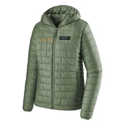 Patagonia Womens MTS Logo Nano Puff Fitz Roy Trout Hoody Hemlock Green - Your Premium Fishing Gear Store Rods Lines Baits Accessories* Flash Sale