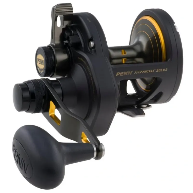 Penn Fathom Lever Drag 2 Speed Conventional Fishing Reels - Your Premium Fishing Gear Store Rods Lines Baits Accessories* Outlet