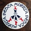 Pesca Muerta Peace Love Pesca Sticker - Your Premium Fishing Gear Store Rods Lines Baits Accessories* Online