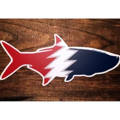 Pesca Muerta Tarpon Sticker - Grateful - Your Premium Fishing Gear Store Rods Lines Baits Accessories* Fashion