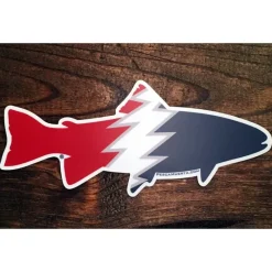 Pesca Muerta Trout Decal - Grateful - Your Premium Fishing Gear Store Rods Lines Baits Accessories* Fashion