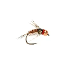 Pheasant Tail Red Collar Leggy Tungsten Beadhead Barbless - Your Premium Fishing Gear Store Rods Lines Baits Accessories* Online