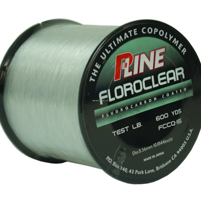 P-Line Floroclear Fluorocarbon Coated Mono - Your Premium Fishing Gear Store Rods Lines Baits Accessories* Best Sale