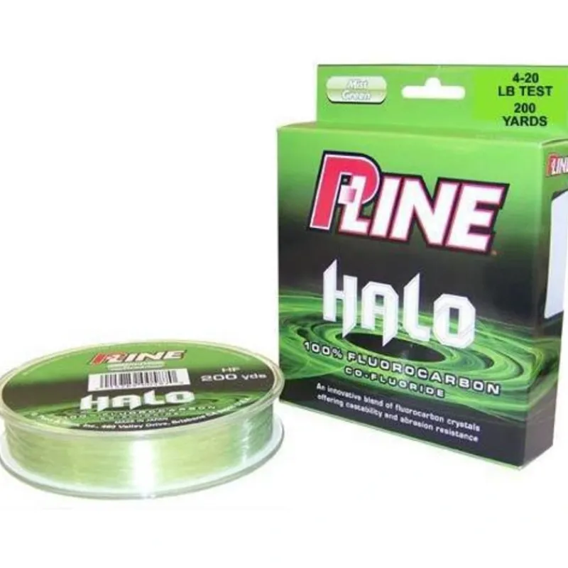 P-Line Halo Fluorocarbon Fishing Line 17lb 200yd Mist Green - Your Premium Fishing Gear Store Rods Lines Baits Accessories* Fashion