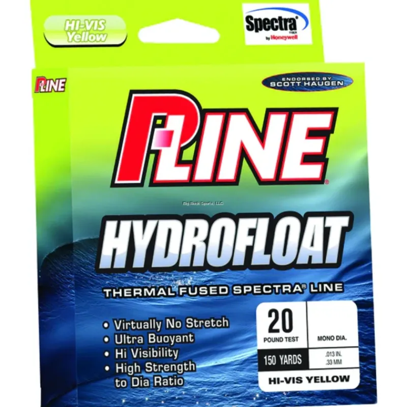 P-Line Hydrofloat Spectra Braided Line, Yellow, 20lb 150yd - Your Premium Fishing Gear Store Rods Lines Baits Accessories* Hot