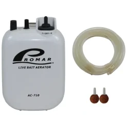 Promar 2 Speed Bait Aerator Live Bait Minnow Keeper White AC-710 - Your Premium Fishing Gear Store Rods Lines Baits Accessories* Best Sale