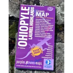 Purple Lizard Map - Ohiopyle/Laurel Highlands 2nd Edition - Your Premium Fishing Gear Store Rods Lines Baits Accessories* Fashion