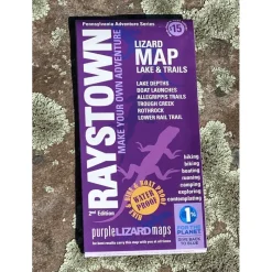 Purple Lizard Map - Raystown 3rd Edition - Your Premium Fishing Gear Store Rods Lines Baits Accessories* Best Sale
