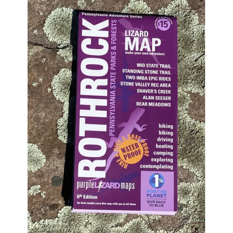 Purple Lizard Map - Rothrock 7th ed. - Your Premium Fishing Gear Store Rods Lines Baits Accessories* Best