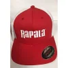 Rapala Lure Flex Fit Cap Red/White Mesh, Center Logo - Your Premium Fishing Gear Store Rods Lines Baits Accessories* Store
