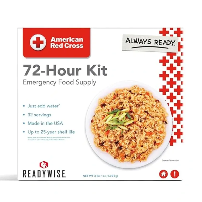 ReadyWise American Red Cross 72-Hour Emergency Food Kit - Your Premium Fishing Gear Store Rods Lines Baits Accessories* Best Sale